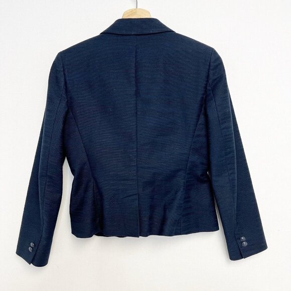 Brooks Brothers Navy Blue Cotton Blend Nautical Blazer Jacket Sz 2 - Picture 3 of 12